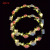 2 led light up flower crown headbands