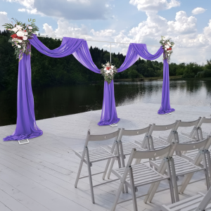 10x20 ft heavy-duty square wedding backdrop