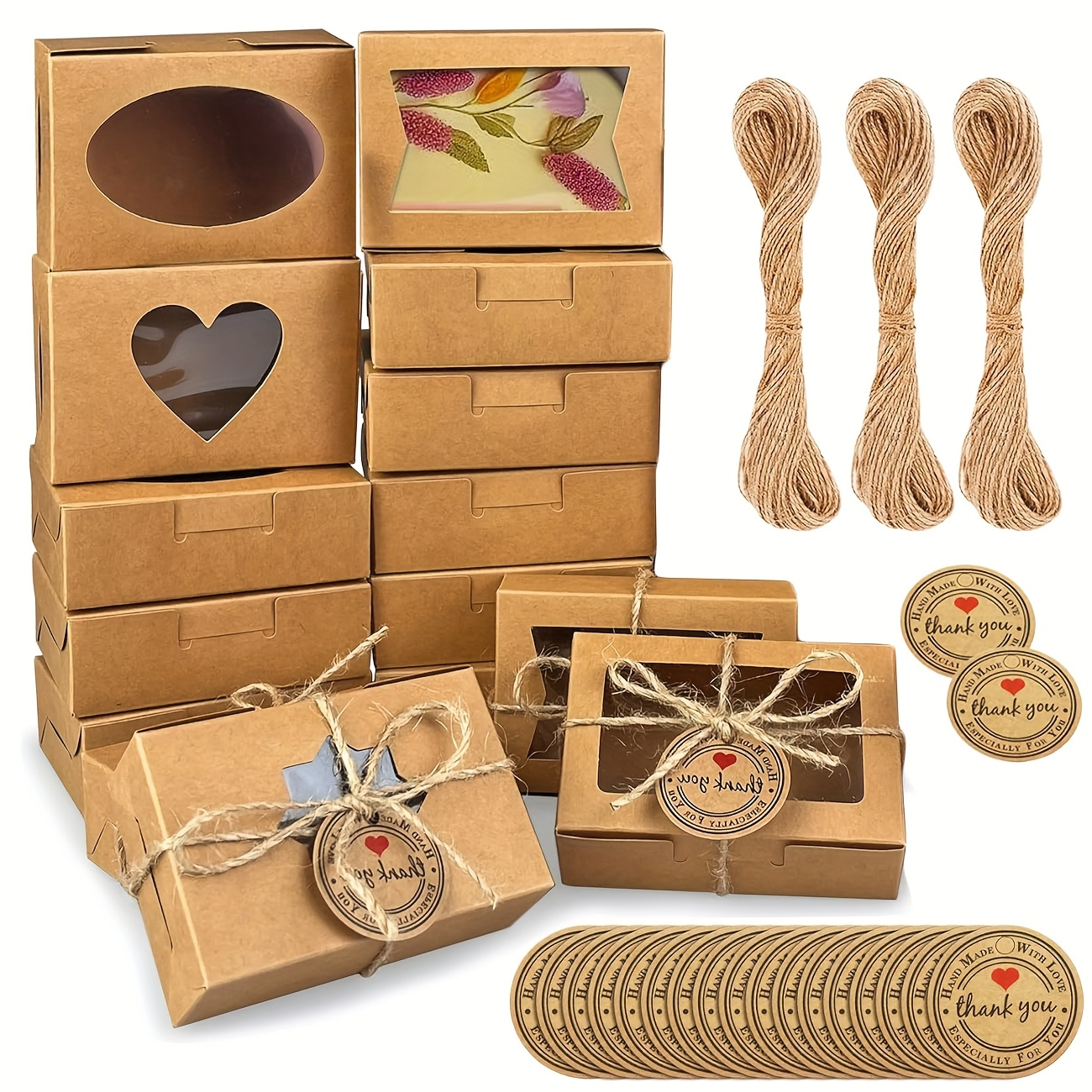 Perfect packaging box for desserts, candies, cookies, baking parties and gifts