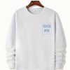Men's casual crew neck sweatshirt