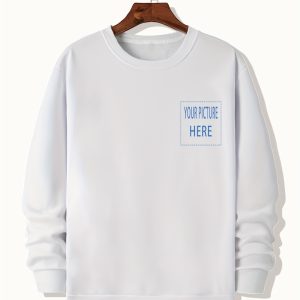 Men's casual crew neck sweatshirt