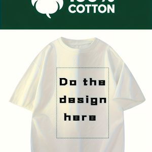 100% Cotton Comfortable Men's Short-Sleeve T-Shirt